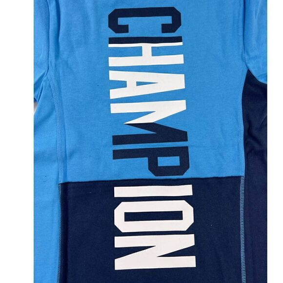 New Champion Life Men Blue T-Shirt Crew Neck Short Sleeve Shift Tee US XS - Picture 3 of 7